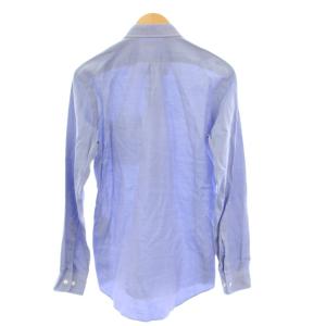 Comme des Garçons Homme Deux ボタンダウンシャツ 長袖 ストライプ S 青 DS-B008 /KH