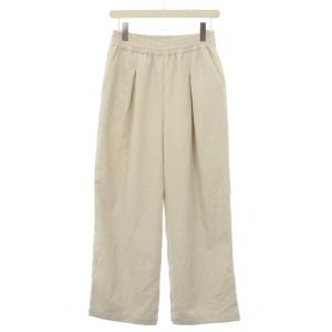 25AW コーデュロイワイドパンツ スラックス タック イージー ウエストゴム ワンカラー ストレッチ