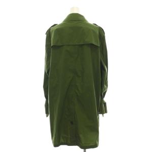 BURBERRY LONDON シングルトレンチコート ロング 裏地チェック M カーキ BBA77-204-78 /YM