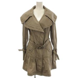 スプリングコート Aライン ベルト付 38 グレー FRF01-612-40 /G