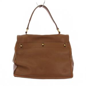 YVES SAINT LAURENT ミューズトゥ ハンドバッグ ブラウン 229680