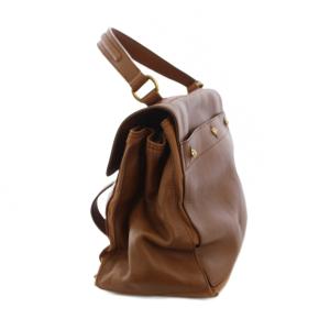 YVES SAINT LAURENT ミューズトゥ ハンドバッグ ブラウン 229680