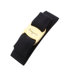 ヴァラリボン バレッタ 黒 ゴールドカラー /KH OH