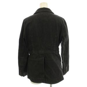 CELINE デニム テーラードジャケット 40 黒 ブラック /G