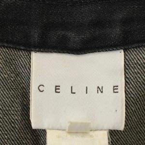CELINE デニム テーラードジャケット 40 黒 ブラック /G