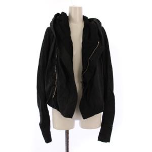 レザージャケット ジップアップ IT42 ブラック