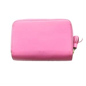 ANYA HINDMARCH  二つ折り財布 スマイリーウォレット ピンク /SS OS