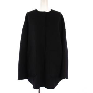 23AW ハミルトンリバークルーネックコート 36 ブラック 23020220301030