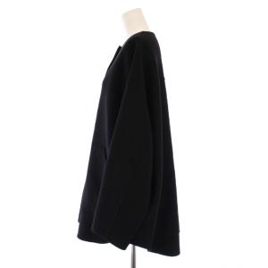 Framework 23AW ハミルトンリバークルーネックコート 36 ブラック 23020220301030