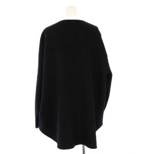 Framework 23AW ハミルトンリバークルーネックコート 36 ブラック 23020220301030