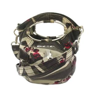 トレーナーロック TRAINER ROCK ハンドバッグ ショルダーバック 2way 総柄 バラ柄 キャンバス