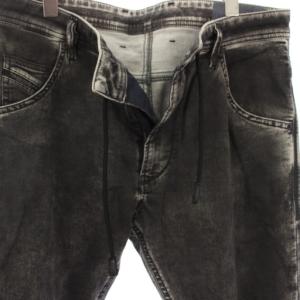 DIESEL KROOLEY CB-NE ストレッチ ジョグジーンズ デニム パンツ W32 BLACK 084HH