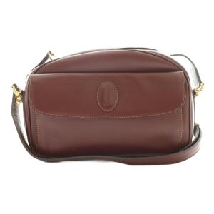 マストライン ショルダーバッグ レザー ボルドー /SS OS
