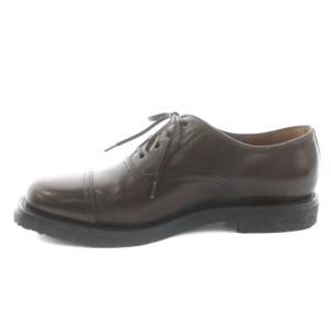 MARGARET HOWELL レザーシューズ レースアップシューズ ストレートチップ 38 茶 ブラウン WOAe0301 /KU