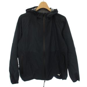 ミズノ MIZUNO LIGHT NYLON RIPSTOP ジップアップパーカー 長袖 1 紺 578-0125600