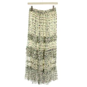 エイオナスカート EIONA SKIRT ティアードスカート ロング フレア イージー ウエストゴム フリル