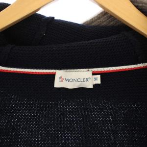 MONCLER MAGLIONE TRICOT CARDIGAN M ネイビー 420919445800