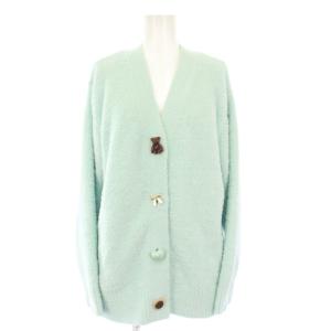 HOME 25SS Melty チョコボタンカーディガン 長袖 ルームウェア F ミント SHNT251011