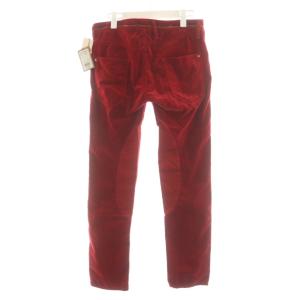 Paul Smith JEANS パンツ M 赤 レッド ジッパーポケット 膝切り替え 無地 /AN59