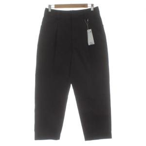 24SS ORGANIC COTTON OXFORD テーパードパンツ タック ジップフライ 3 ダークブラウン