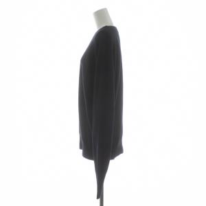 MARGARET HOWELL 22AW WASHED FINE MERINO ニット セーター 長袖 クルーネック ウール 2 ダークネイビー