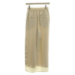 IENA 24SS リラックスサテンパンツ イージーパンツ 36 アイボリー 25030900507020 /G