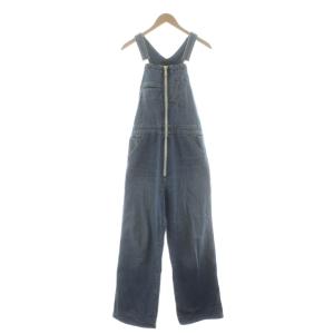 BIB OVERALL オーバーオール サロペット デニム ダメージ加工 XS インディゴ D22070C779-D344