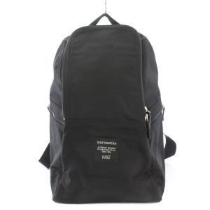 Metro メトロ リュックサック デイパック ロゴ ワンカラー 黒 ブラック /BB