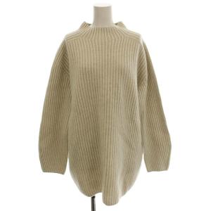 BIGCOLOR MOCK カシミヤ混 モックネック ニット セーター ハイネック S グレー 01-2301739-315-902