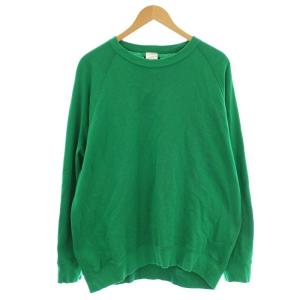 スウェット トレーナー 長袖 M 緑 グリーン /G