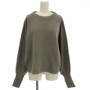 25AW バルキーヤーンドルマンロングリブニット セーター 長袖 F グレー 25080200532140