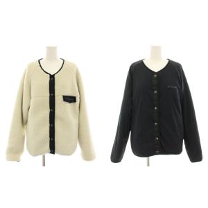 シアトルマウンテンウィメンズジャケット ボアジャケット 中綿ジャケット アウター リバーシブル XL 白