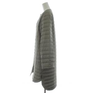 Traditional Weatherwear 21AW ARKLEY LONG DOWN PA ダウンコート ノーカラー ロング 34 グレー A212CIDCO0169OJ