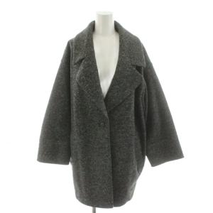 チェスターコート ロング丈 アウター 36 グレー /AN43