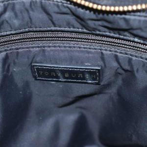 TORY BURCH トートバッグ ハンドバッグ ショルダーバッグ ナイロン ロゴ 黒 ブラック /AN14