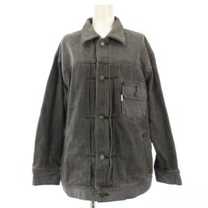 22AW ルーズモクデニムジャケット Gジャン ジージャン 36 グレー 0222301071 /KH