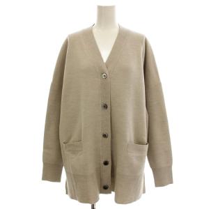 23AW スーパーファインスムースポンチョ カーディガン ニット F グレージュ 230809003470