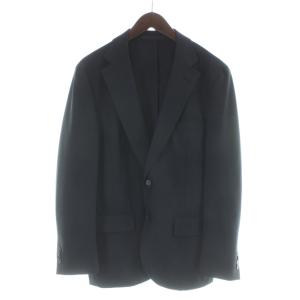TROTTER テーラードジャケット 38L 紺 ネイビー 無地 ノッチドラペル /AP