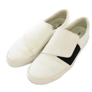 ISSEY MIYAKE White Strap Sneakers ホワイトストラップスニーカー シューズ ローカット レザー 42