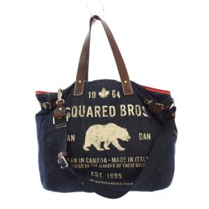 デニムトートバッグ ショルダーバッグ 2WAY インディゴ /KH