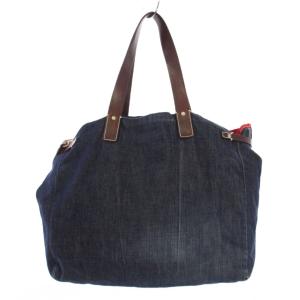 DSQUARED2 デニムトートバッグ ショルダーバッグ 2WAY インディゴ /KH