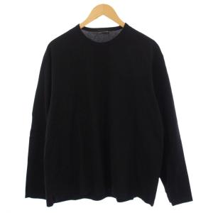 LONG SLEEVE BIG T-SHIRT Tシャツ カットソー 長袖 44 黒 2221-703