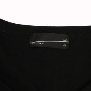 LAD MUSICIAN LONG SLEEVE BIG T-SHIRT Tシャツ カットソー 長袖 44 黒 2221-703