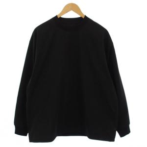 TECH CREW NECK TEE L/S Tシャツ カットソー 長袖 クルーネック M 黒 BE-31024W