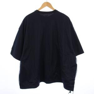 is-ness BALLOON DOUBLE LAYERED MESH SHORT SLEEVE T-SHIRT Tシャツ