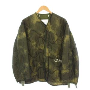 Combat Liner Jacket カモフラ M カーキ