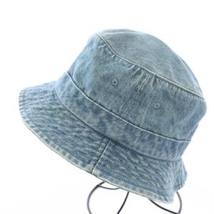POLO RALPH LAUREN ポロベア デニム バケットハット バケハ 帽子 刺繍 61cm 青 ブルー /BB