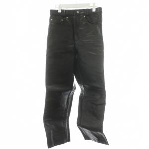レザーパンツ 牛革 34 黒 ブラック 39-001 /AN45