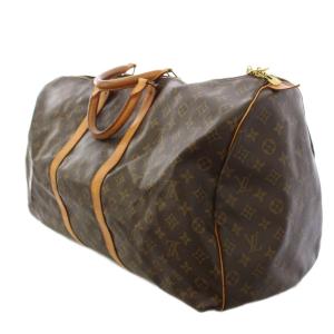 LOUIS VUITTON モノグラム キーポル60 ボストンバッグ ブラウン M41422