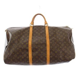 LOUIS VUITTON モノグラム キーポル60 ボストンバッグ ブラウン M41422
